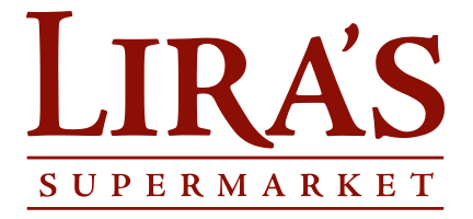 A theme logo of Lira's Supermarket